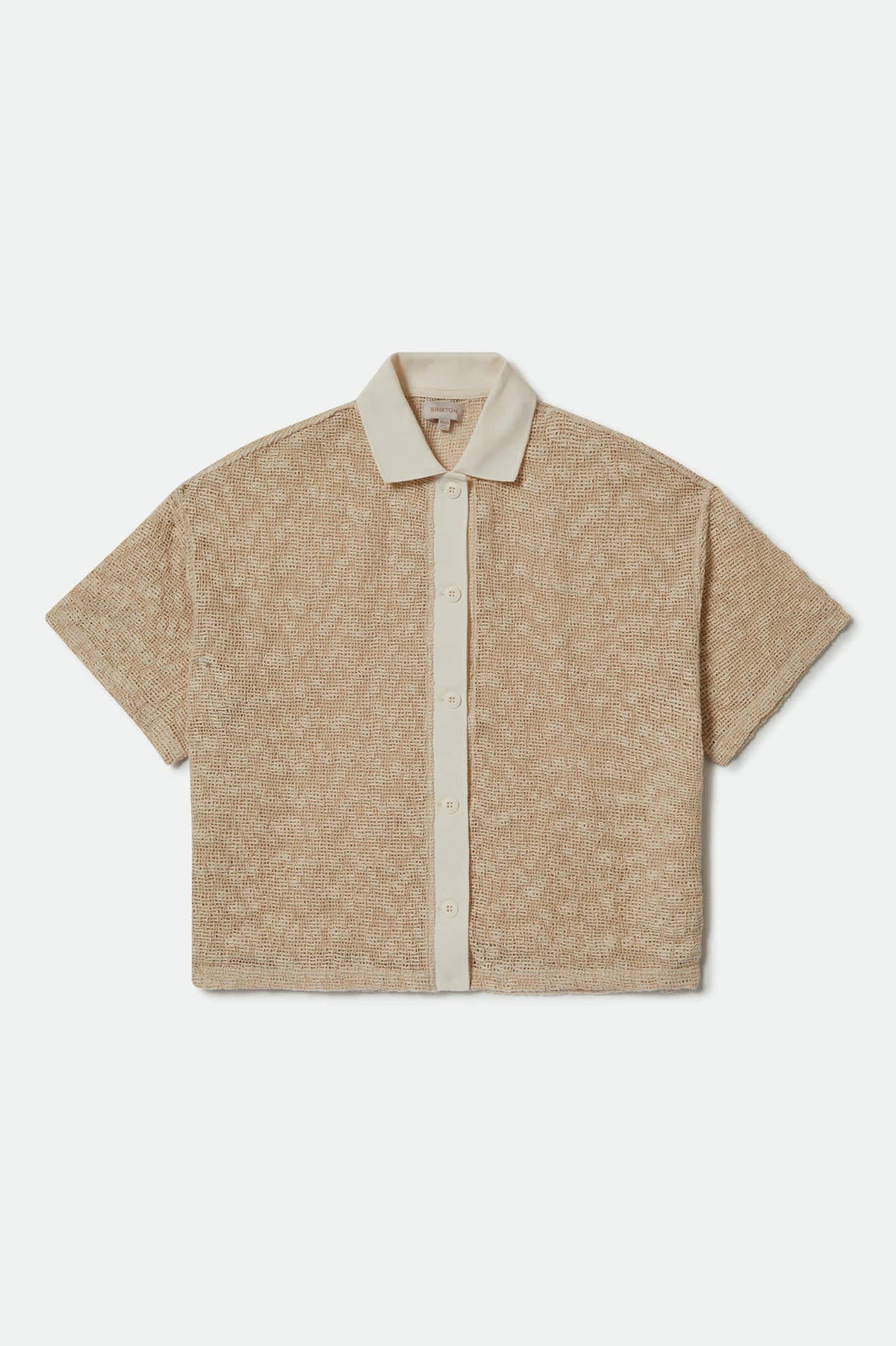 brixton t-shirt Camp Mesh Button Down S S Polo