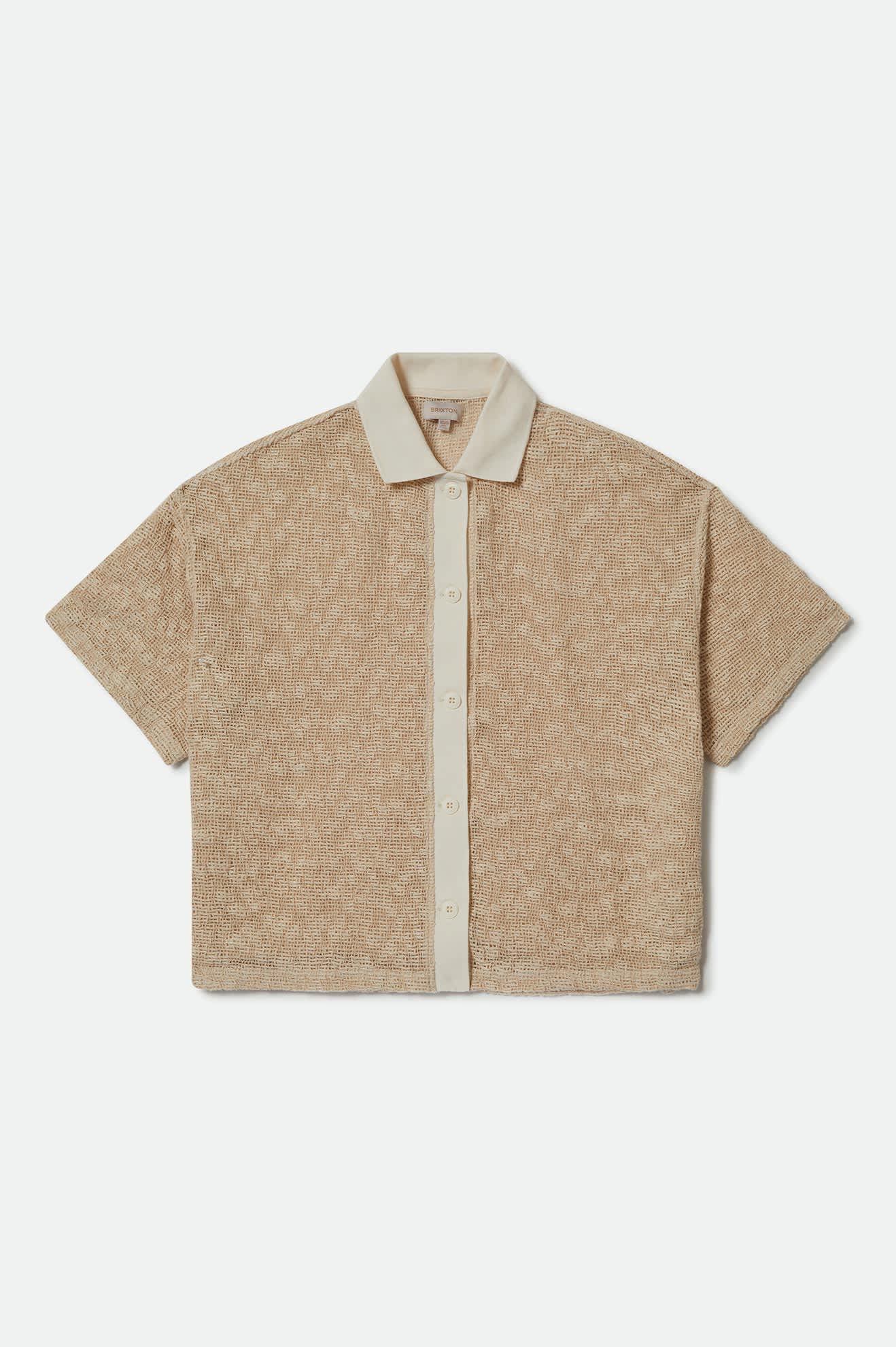 brixton t-shirt Camp Mesh Button Down S S Polo
