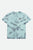 t-shirt brixton CREST II S/S STT - TEAL/BLACK CLOUD WASH