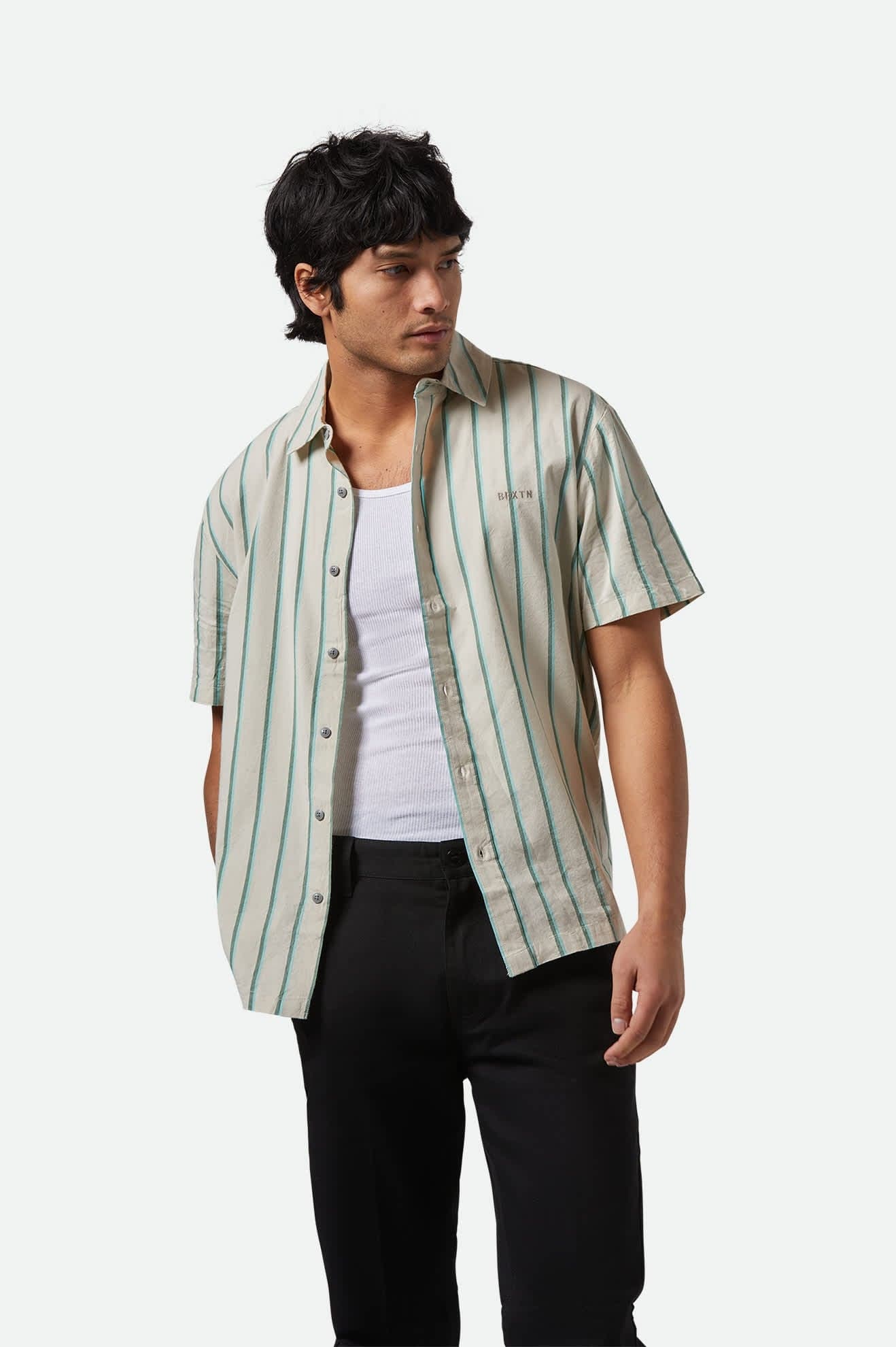 brixton t-shirt Cru Stripe S S Wvn