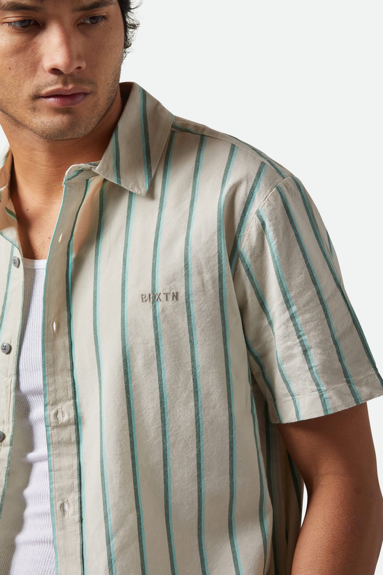 brixton t-shirt Cru Stripe S S Wvn