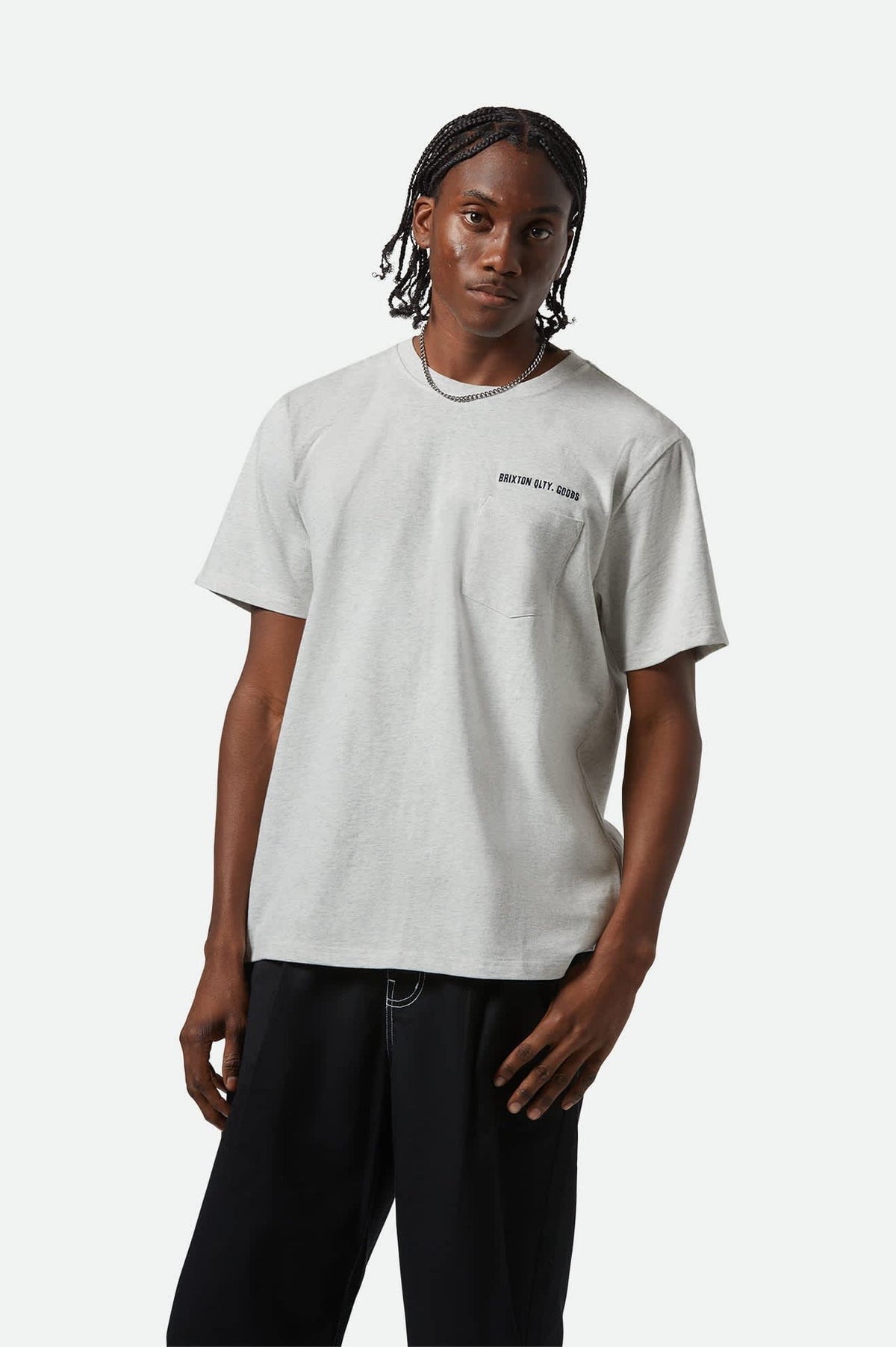 brixton t-shirt Emb Heavy Weight Pkt Tee