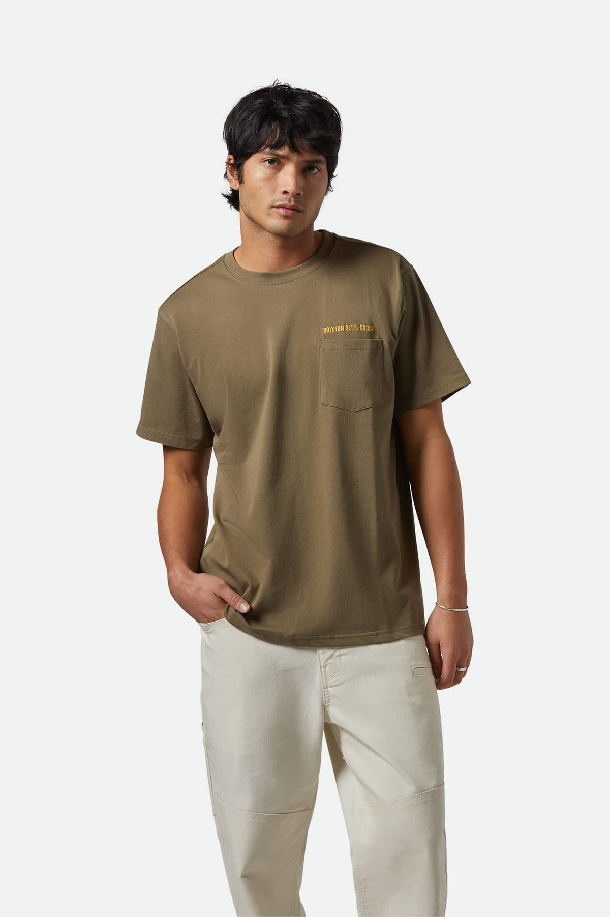 brixton t-shirt Emb Heavy Weight Pkt Tee