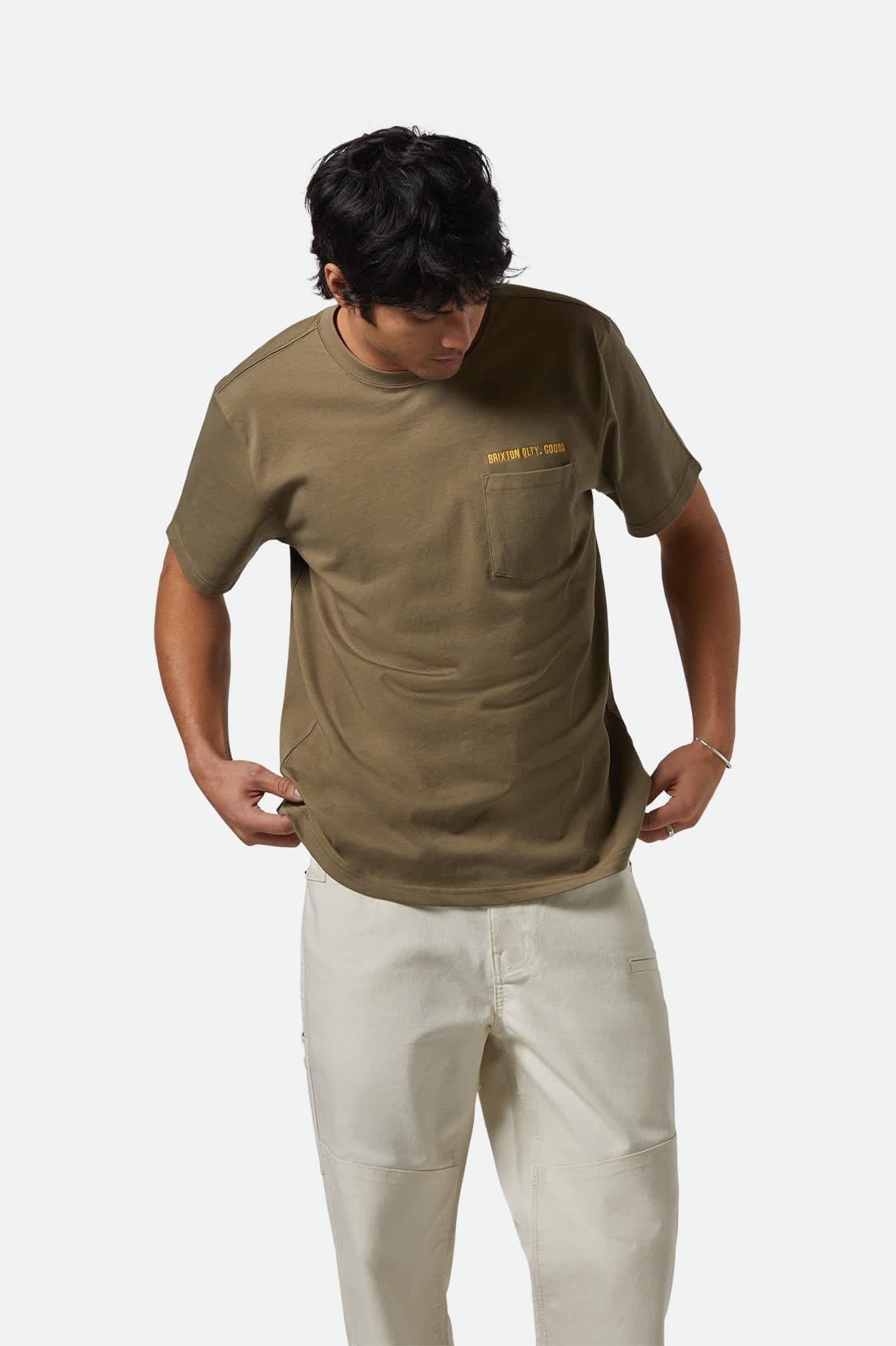 brixton t-shirt Emb Heavy Weight Pkt Tee