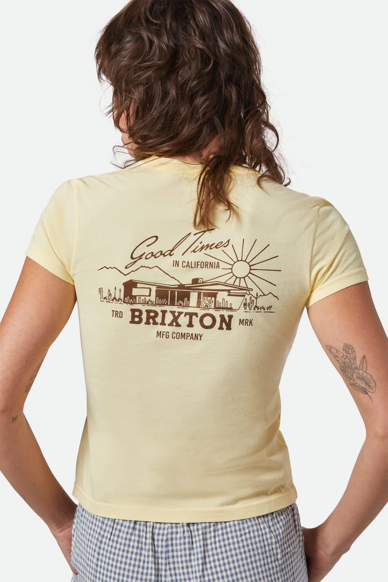 brixton t-shirt Good Times Fitted Crew Tee
