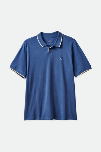 t-shirt brixton PROPER S S POLO KNIT