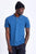 t-shirt brixton PROPER S/S POLO KNIT JOE BLUE PIQUE