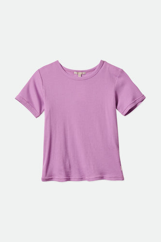 t-shirt brixton SAMANTHA S/S BABY TEE - ORCHID