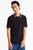 t-shirt brixton STRUMMER DUKE S/S POLO KNIT BLACK