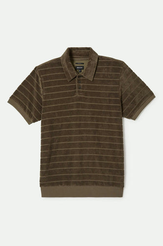 t-shirt brixton WEEKEND TERRY CLOTH S S POLO K
