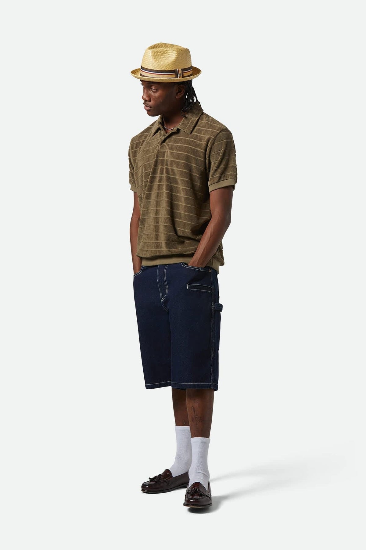 brixton t-shirt Weekend Terry Cloth S S Polo K