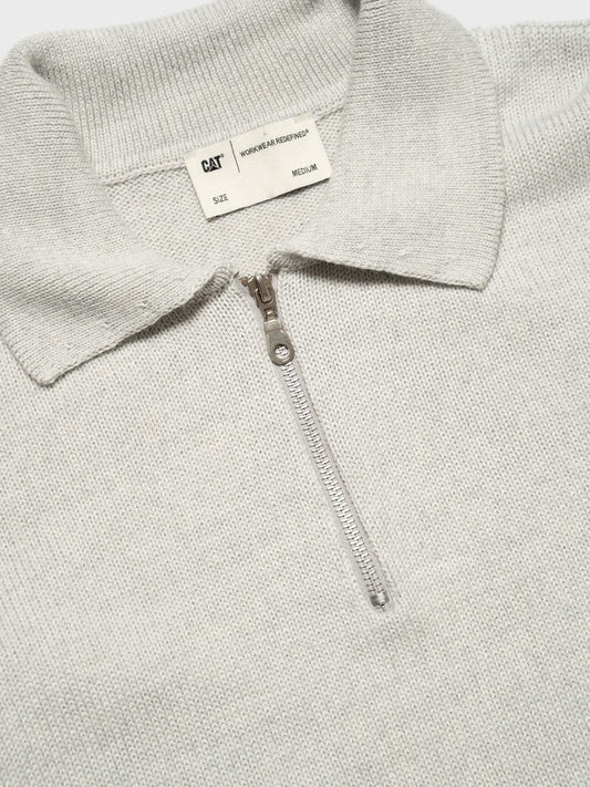 cat wwr Half Zip Polo Knit foto 5