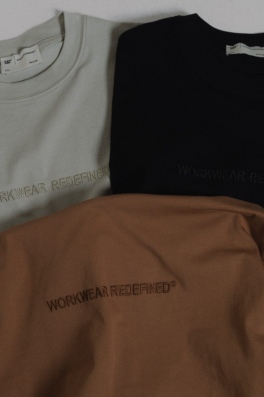 cat wwr t-shirt Workwear Redefined Embroidery T Shirt