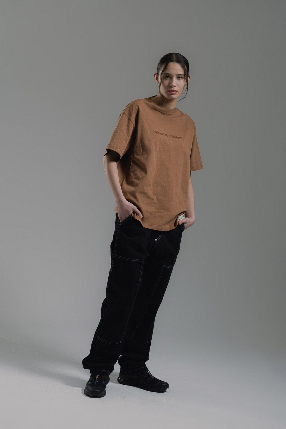 cat wwr t-shirt Workwear Redefined Embroidery T Shirt