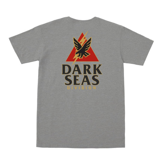 dark seas BLACK HAWK STOCK TEE - HEATHER GREY foto 2