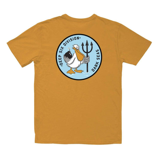 dark seas Cannonball Old Time Tee Radiant Yellow foto 2