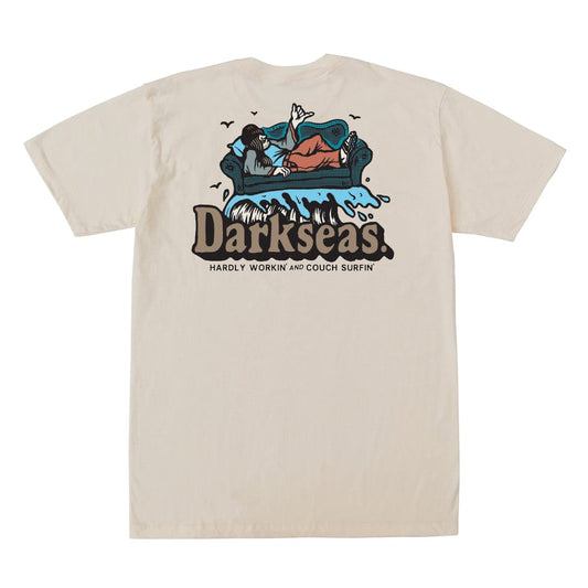 dark seas COUCH SURFIN PREMIUM TEE - NATURAL foto 1