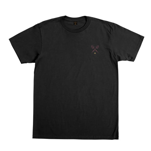 t-shirt dark seas DEEP DIVE STOCK TEE - BLACK