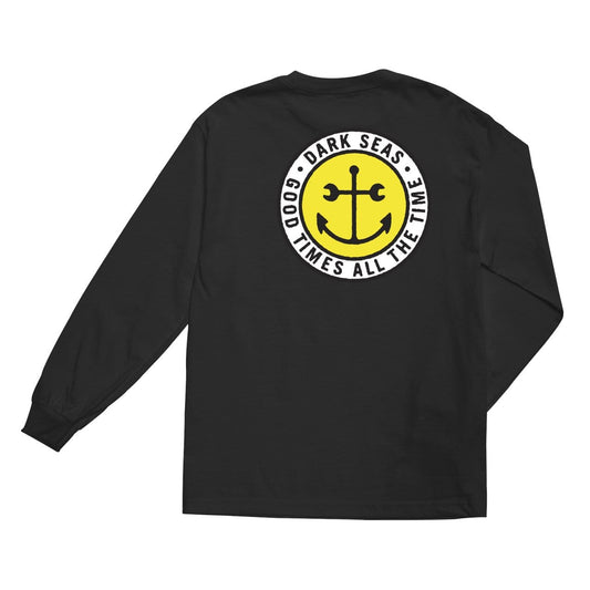 dark seas Good Vibes Longsleeve Tee Black foto 2