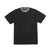 t-shirt dark seas LUCERO KNIT - BLACK