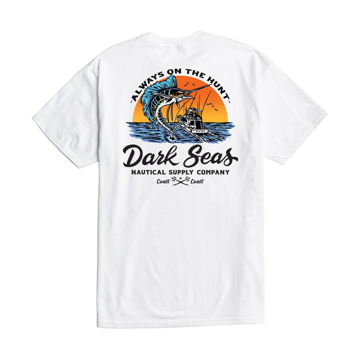 dark seas t-shirt Open Ocean Stock Pocket Tee