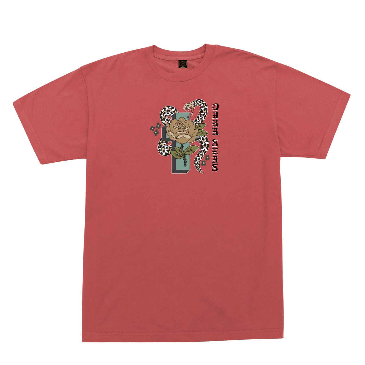 dark seas t-shirt THINK TWICE ORGANIC TEE