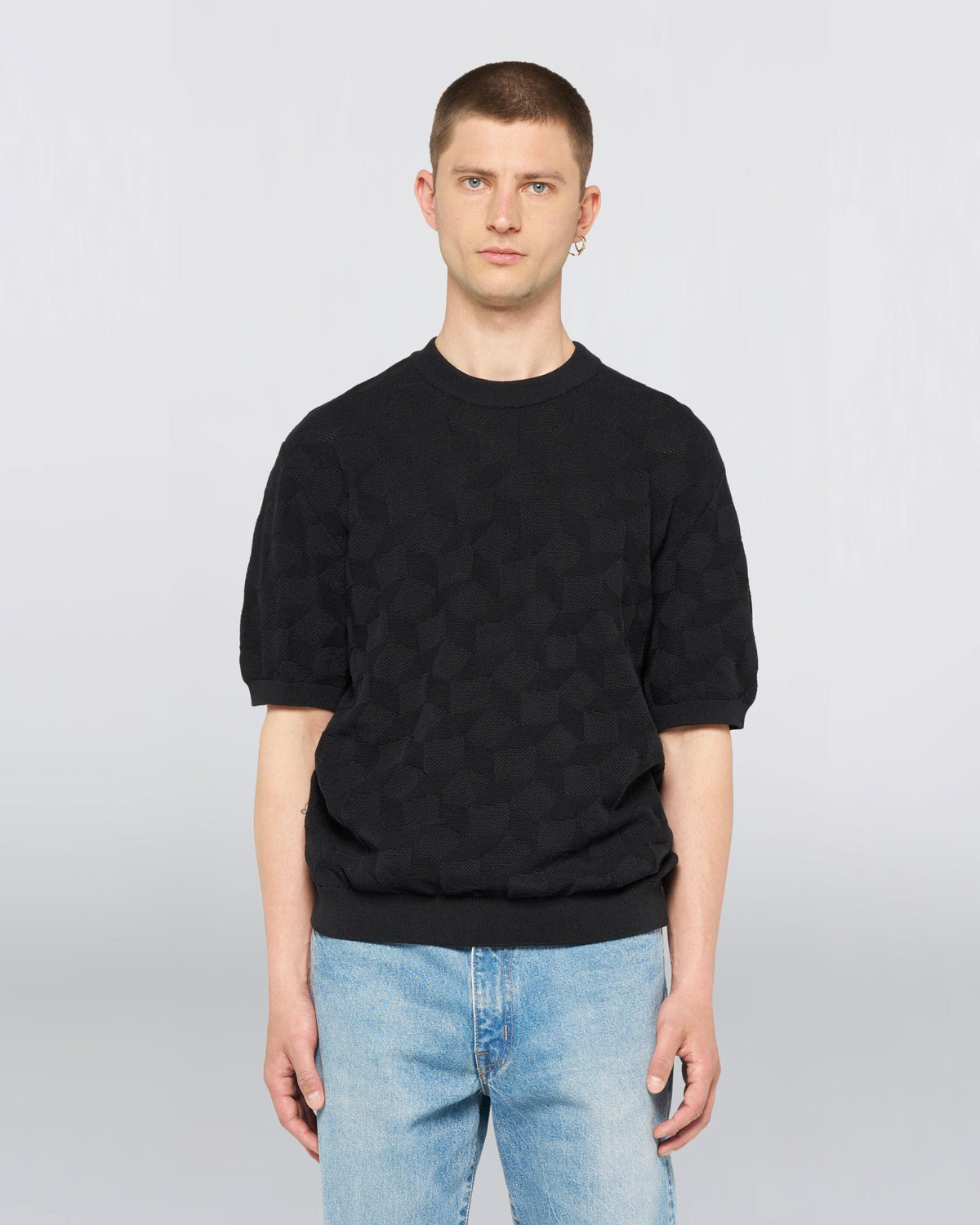 edwin t-shirt Block Knitted Ts