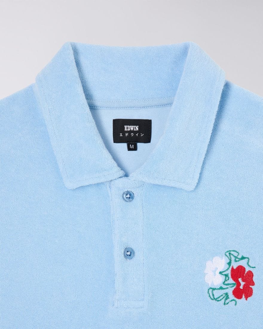 edwin t-shirt Collin Polo Ss Placid Blue