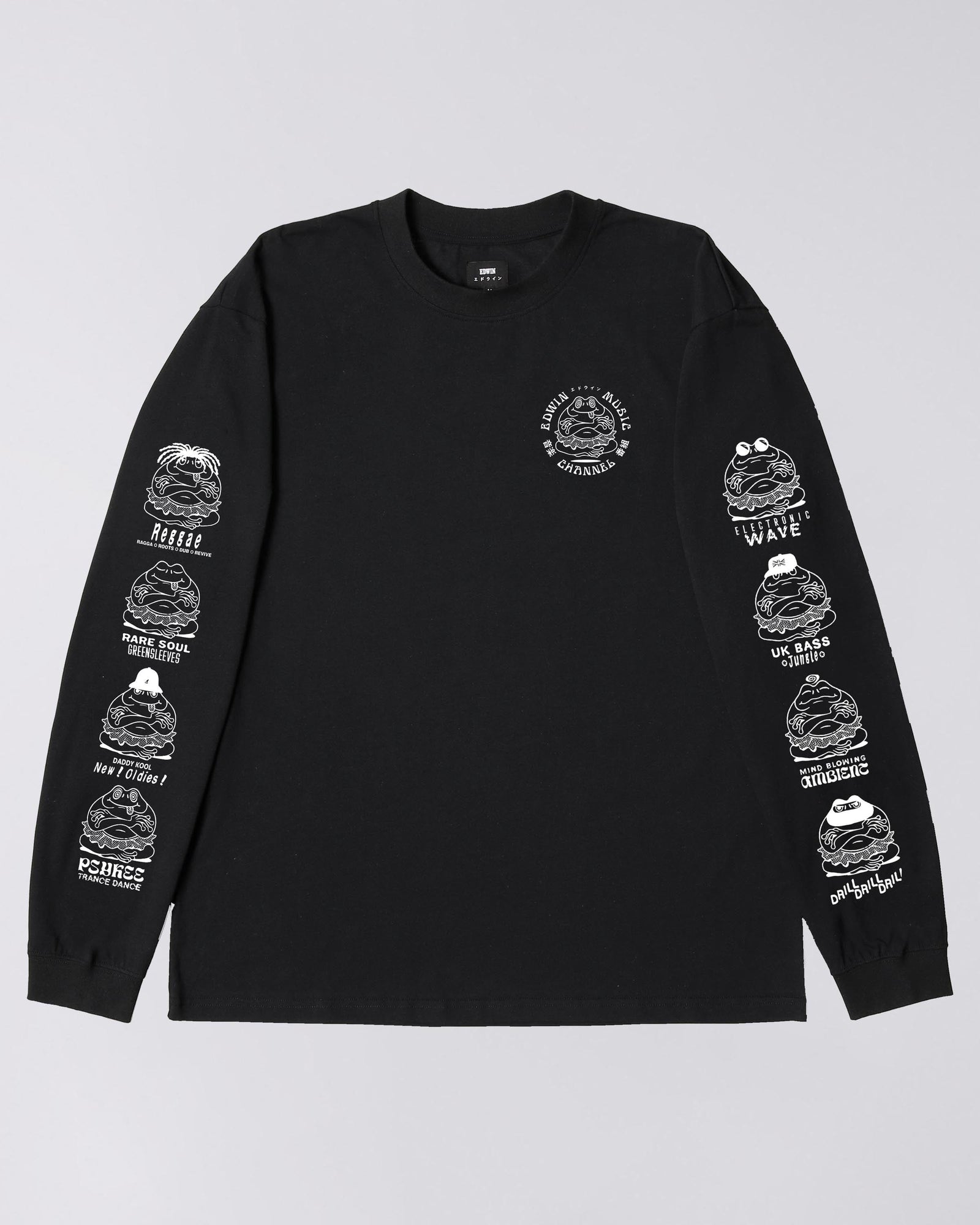 edwin t-shirt Edwin Music Channel Ts Ls