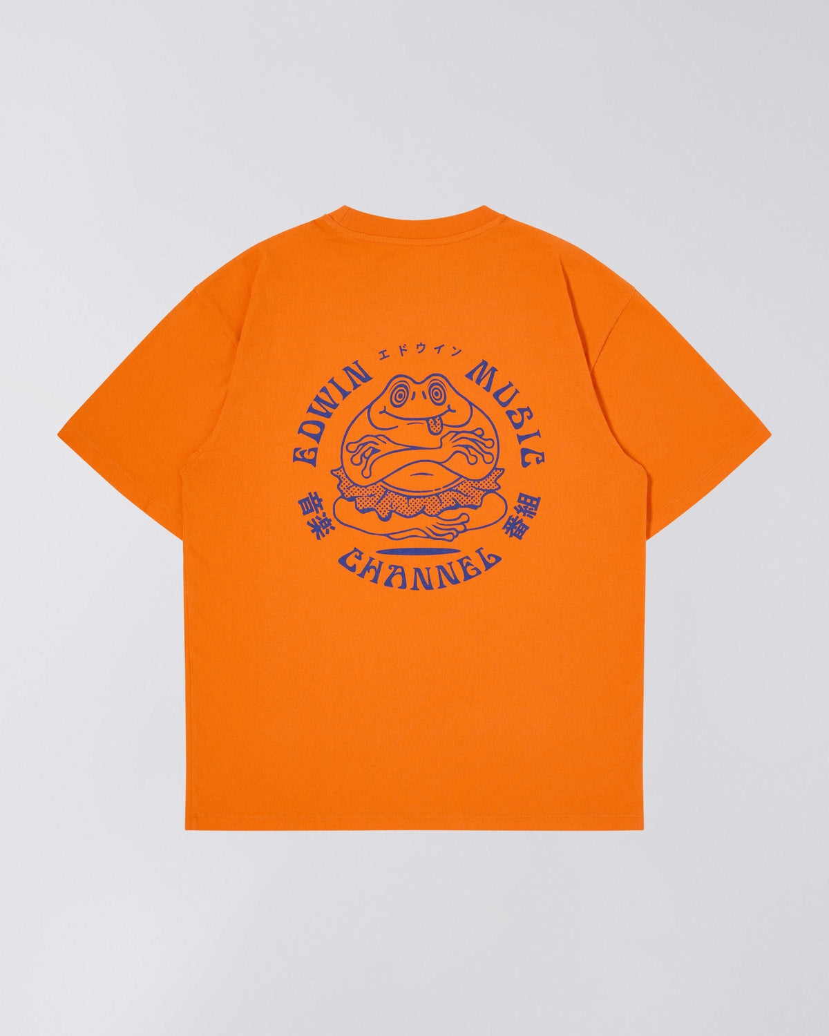 edwin t-shirt Edwin Music Channel Ts Orange Tiger