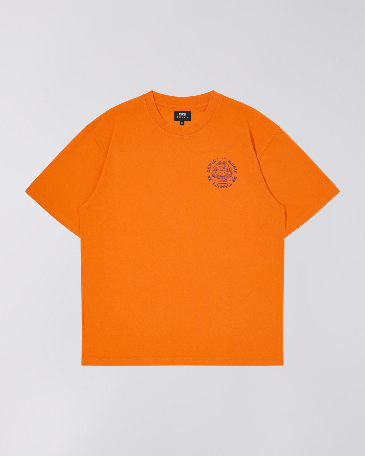 edwin t-shirt Edwin Music Channel Ts Orange Tiger
