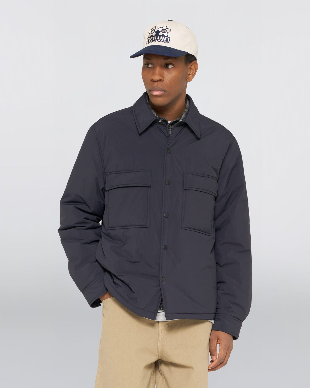 edwin t-shirt Nest Padded Overshirt Ls