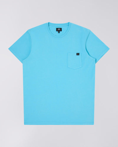 t-shirt edwin POCKET TS AQUARIUS