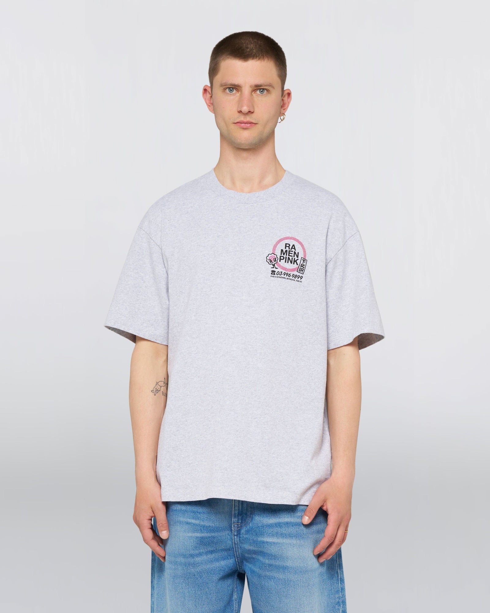 edwin t-shirt Ramen Pink Ts