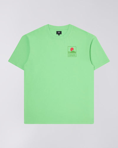 t-shirt edwin SUNSET ON MT FUJI TS SUMMER GREEN