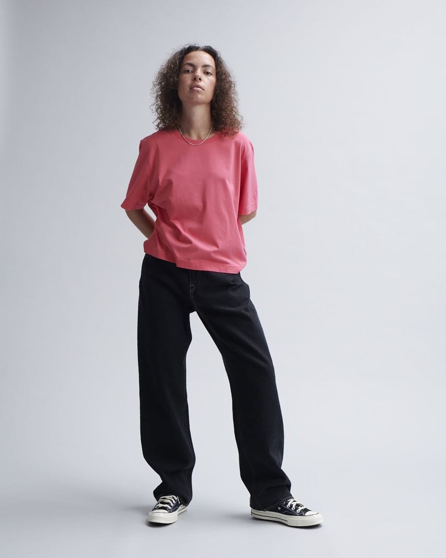 edwin t-shirt W Core Ts Rouge Red