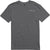 t-shirt emerica LOVE TRIANGLE POCKET TEE - CHARCOAL