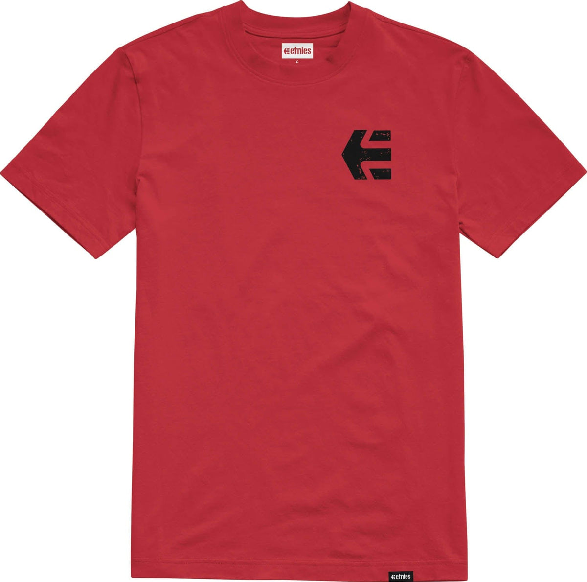 etnies t-shirt SKATE CO TEE - RED/BLACK