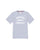 t-shirt herschel STACKED CHEST LOGO TEE HEATHER GREY/WHITE