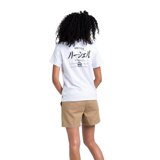 herschel Women S Tee Japanese Classic Logo Bright White foto 4