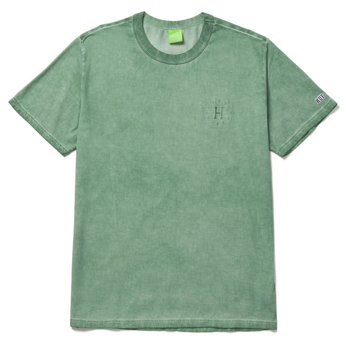 t-shirt huf 12 GALAXIES FADED S/S RELAXED TOP - BASIL