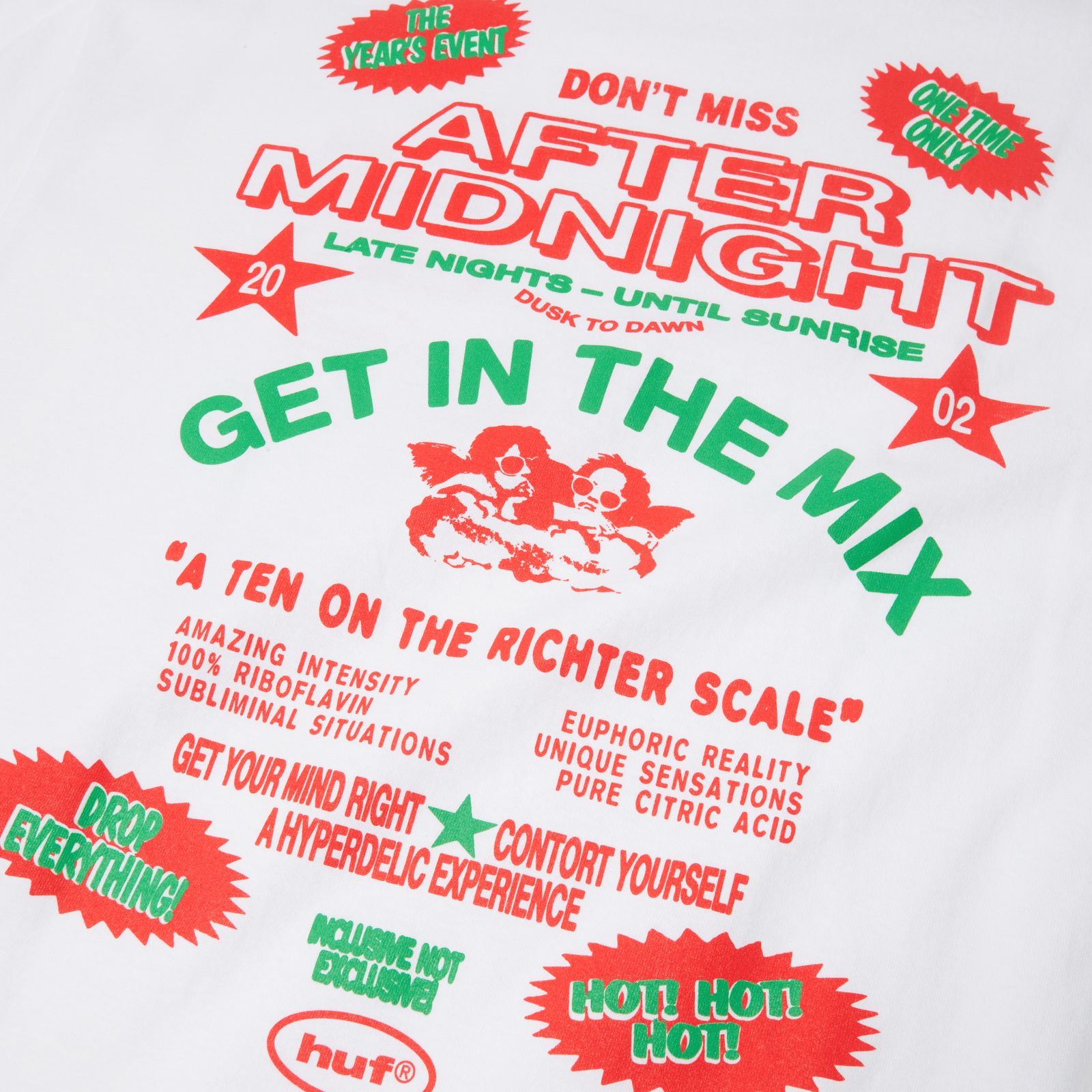 huf t-shirt After Midnight Ss Tee