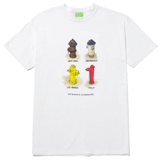 huf ALL CITIES S/S TEE - WHITE foto 1