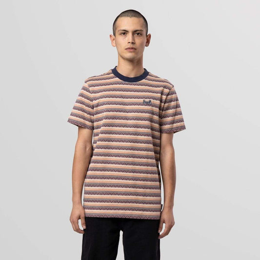 huf Allen S/S Knit Top Dusty Rose foto 3