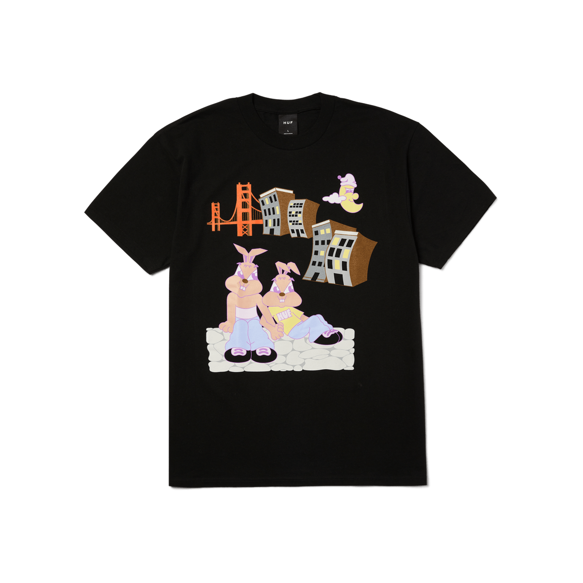 huf t-shirt Bae View S S Tee