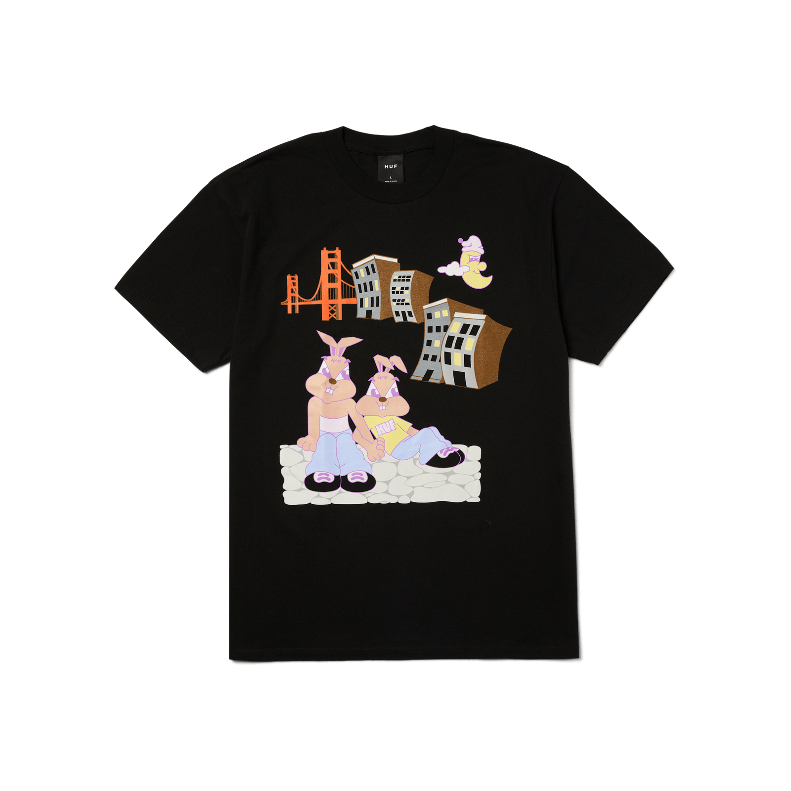 huf t-shirt Bae View S S Tee