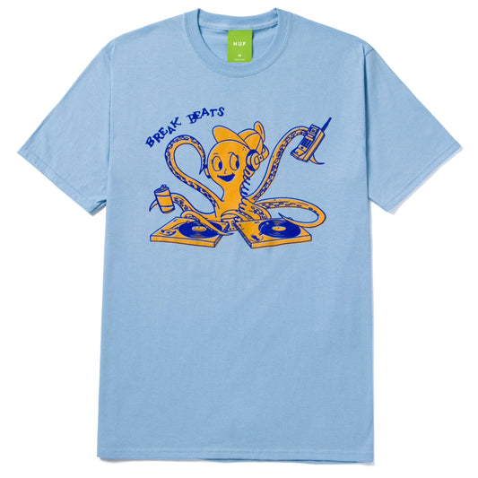 huf BEATS AND PEACES S/S TEE - LIGHT BLUE foto 1