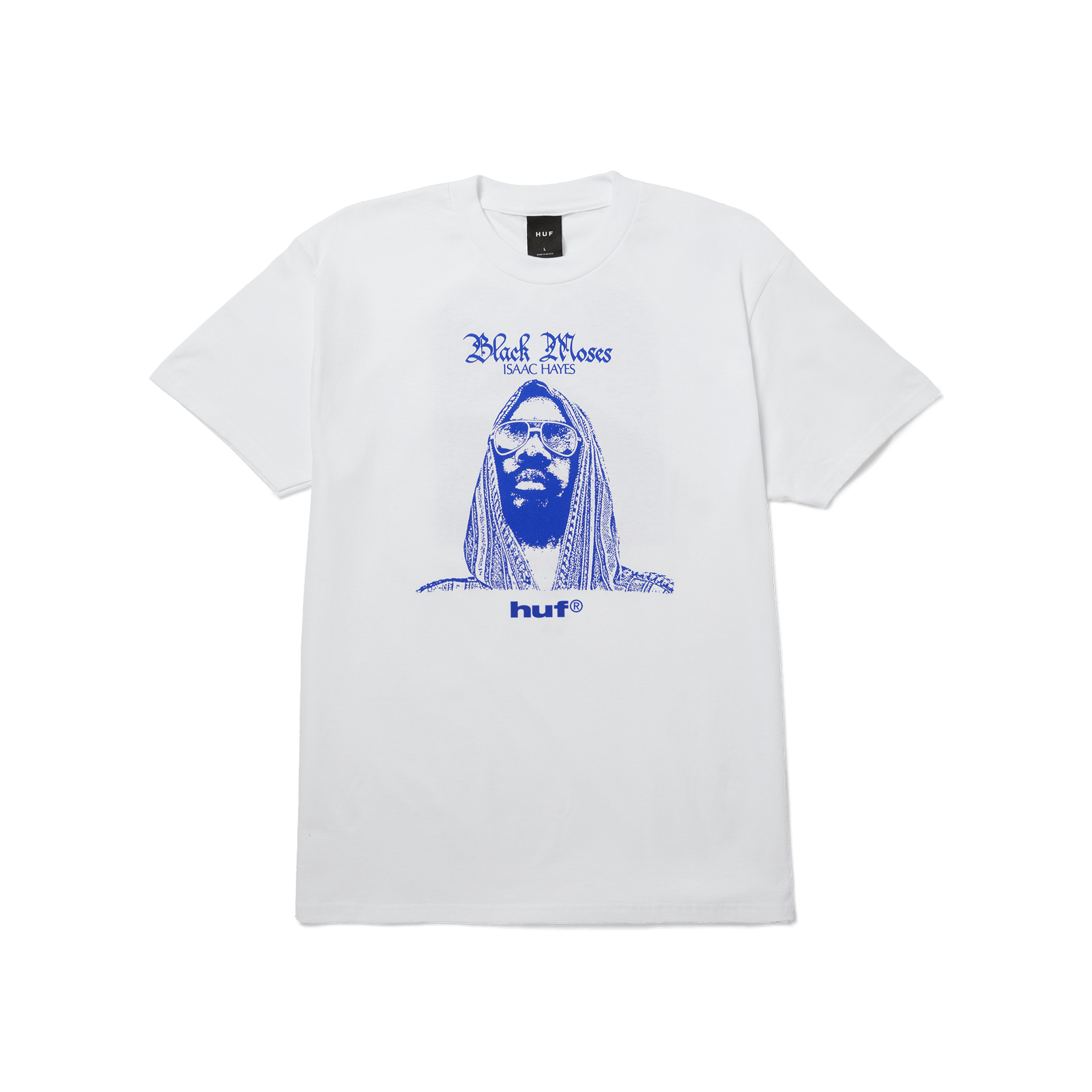 huf t-shirt Black Moses S S Heavyweight Tee