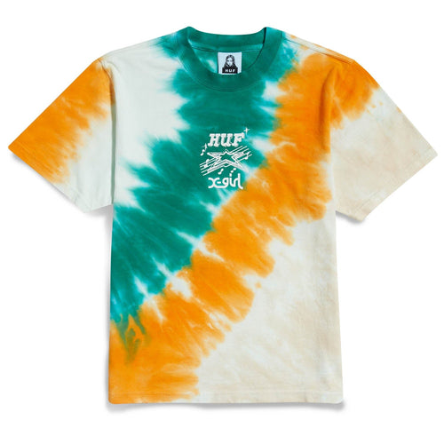 t-shirt huf BLESS UP TIEDYE S/S RELAX TEE - TIE DYE