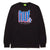 t-shirt huf BOOKEND L/S TEE - BLACK